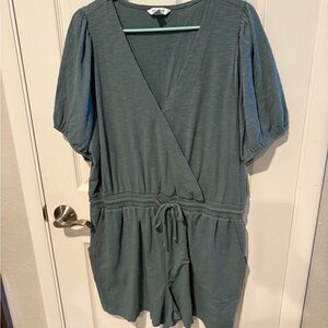 Nine West Teal Jumpsuit Sz XL